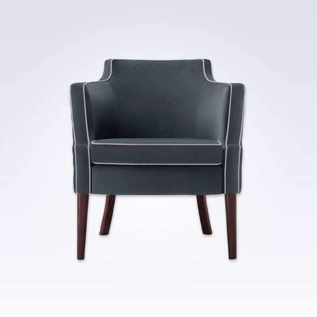 Navy blue best sale tub chair